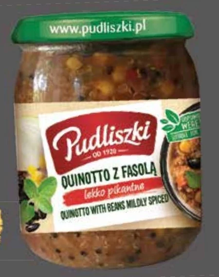 Pudliszki Quinotto z fasolą lekko pikantne 500 g