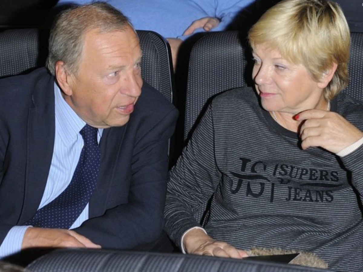 Jerzy Stuhr z żoną Jerzy Stuhr z żoną