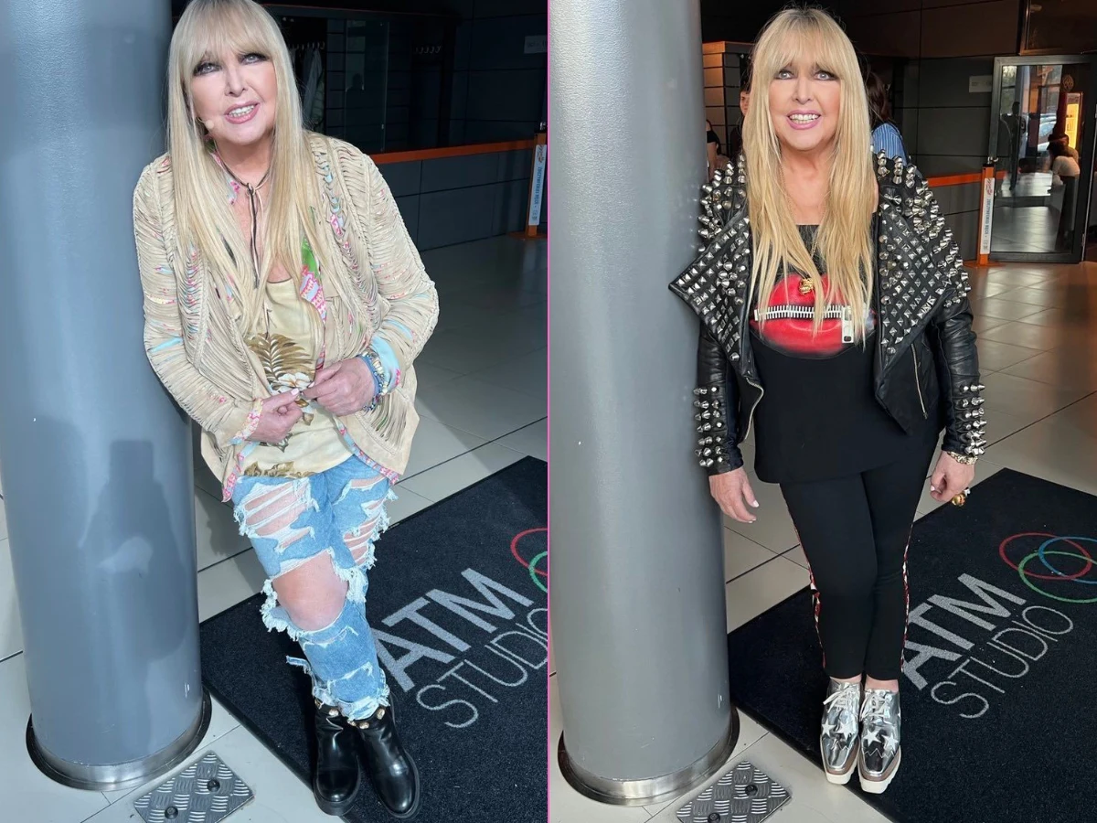 Maryla Rodowicz podpiera filar Maryla Rodowicz podpiera filar