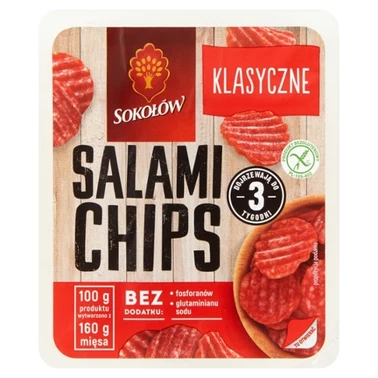 Sokołów Salami chips klasyczne 60 g - 0