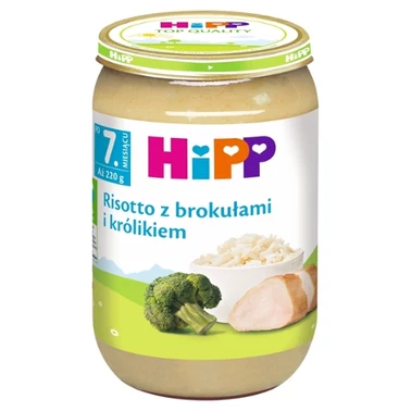 HiPP Risotto z brokułami i królikiem po 7. miesiącu 220 g - 2