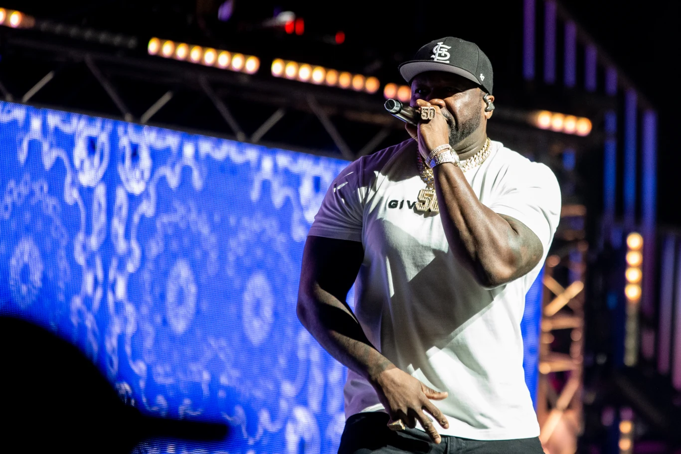 50 Cent podczas swojego koncertu w Krakowie 50 Cent podczas swojego koncertu w Krakowie