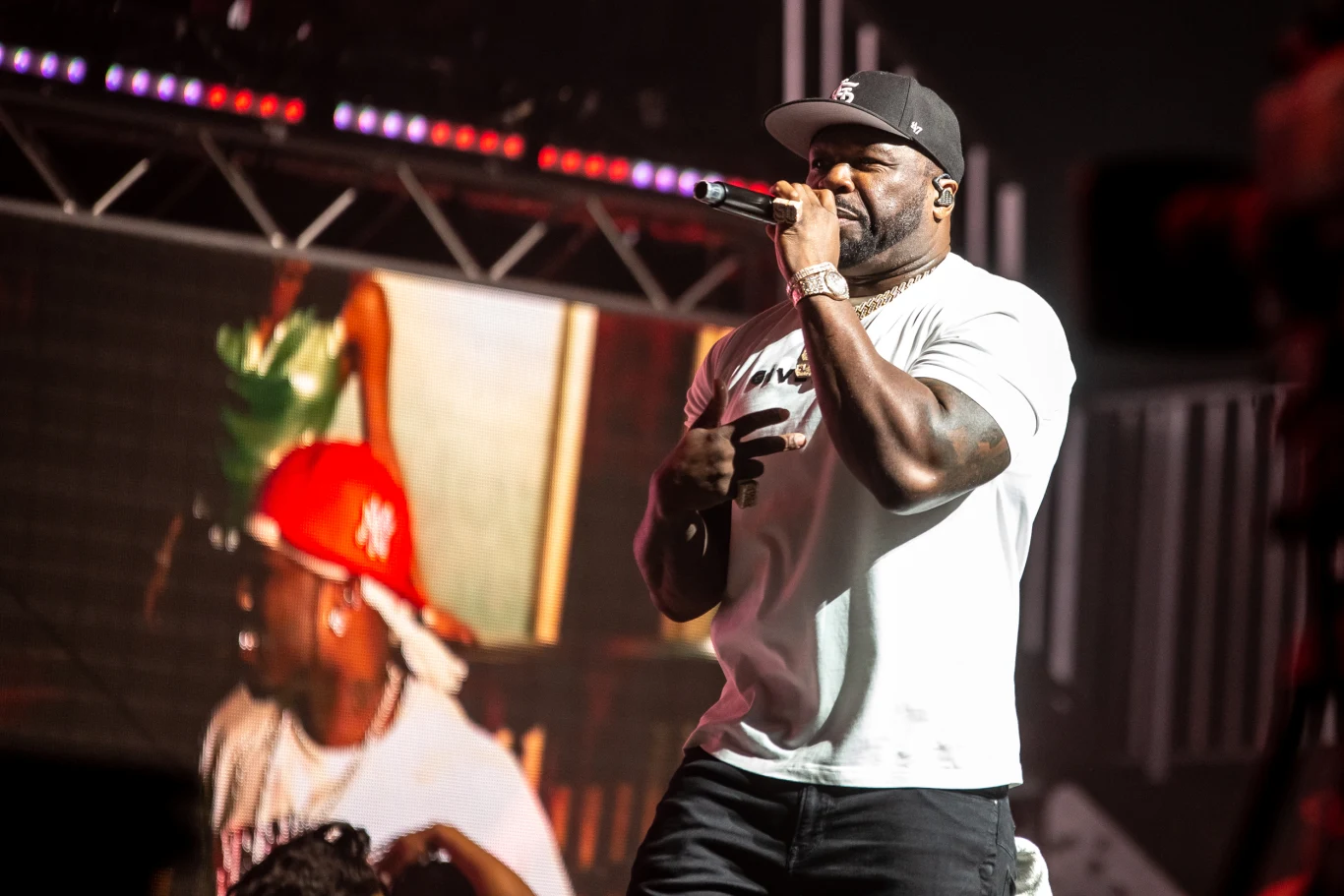 50 Cent podczas swojego koncertu w Krakowie 50 Cent podczas swojego koncertu w Krakowie
