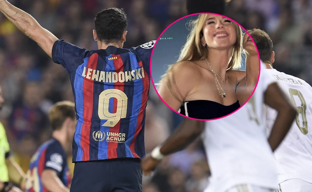 Roxie Węgiel na meczu Roberta Lewandowskiego