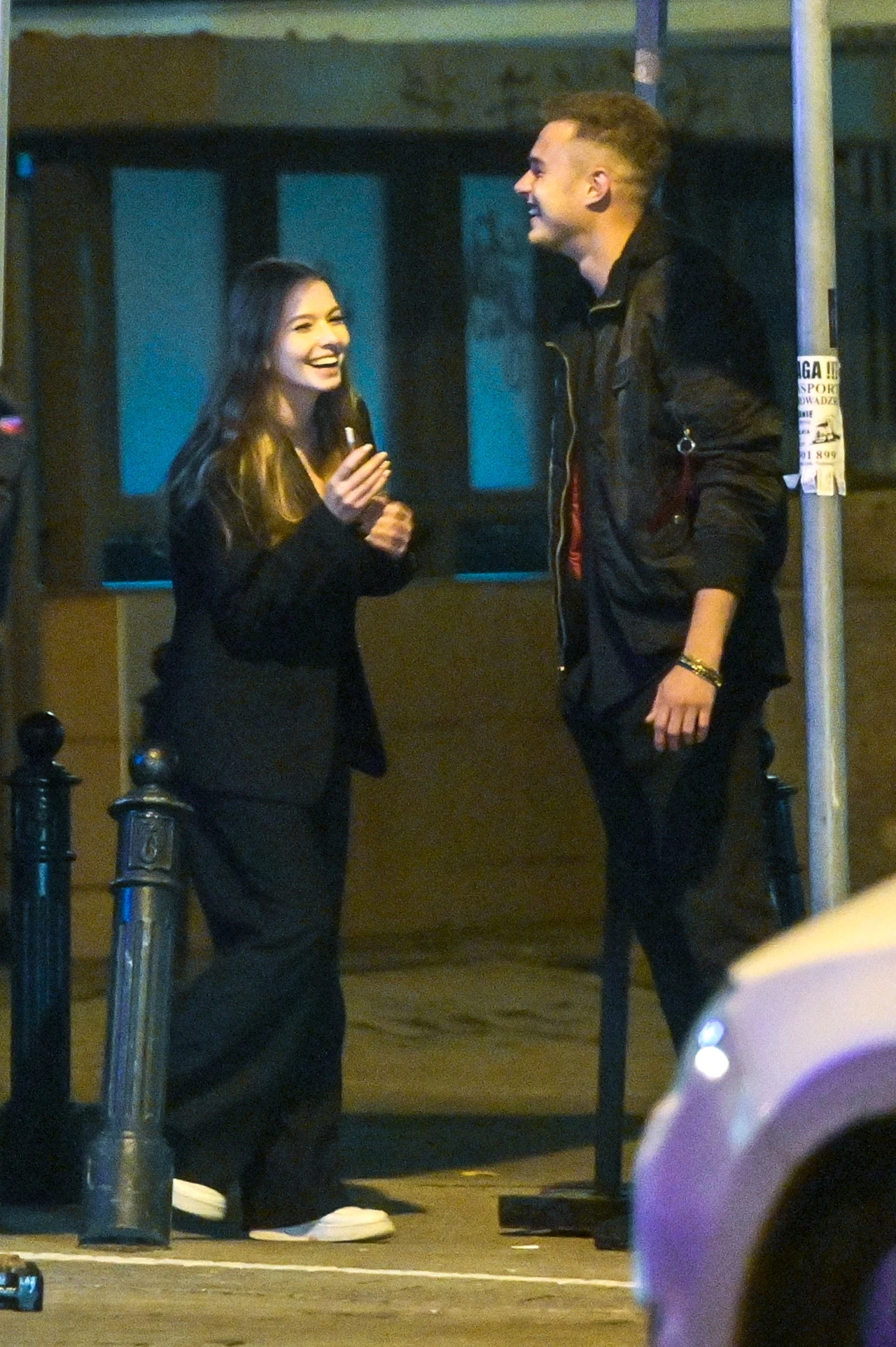 Adam Zdrójkowski i Justyna Zielska na imprezie TTBZ Adam Zdrójkowski i Justyna Zielska na imprezie TTBZ