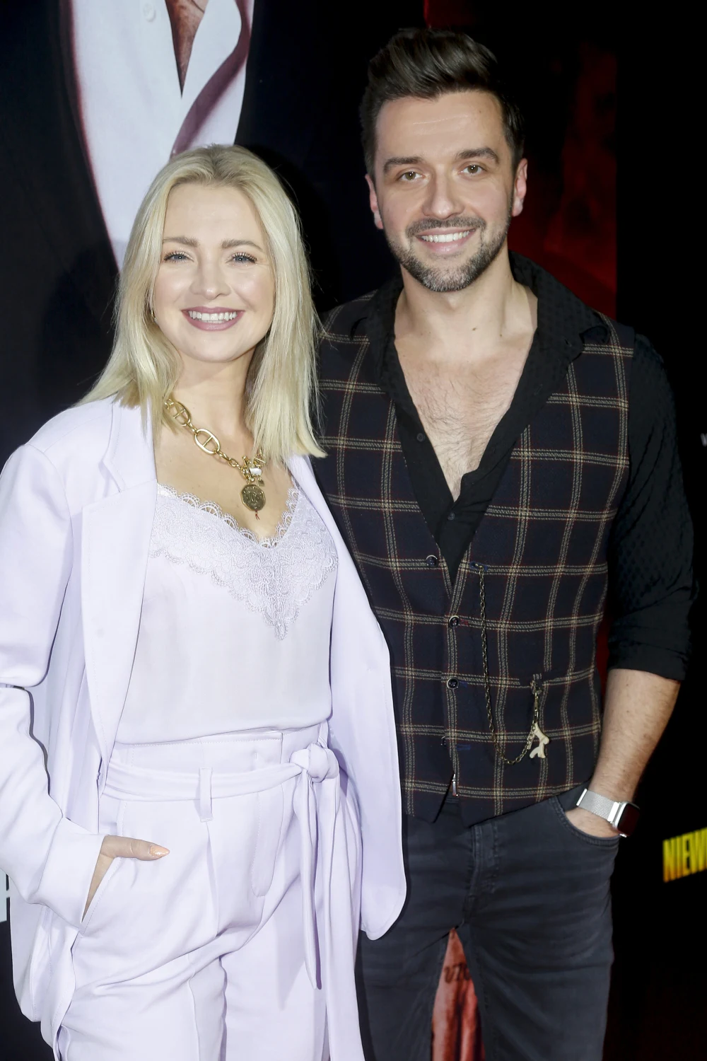 Baarbara Kurdej-Szatan z mężem