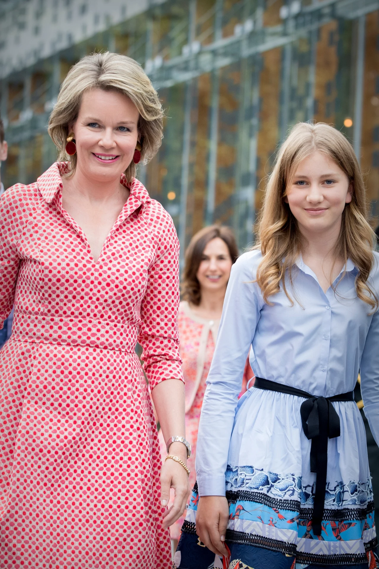 Księżna Elżbieta ze swoją matką, królową Matyldą