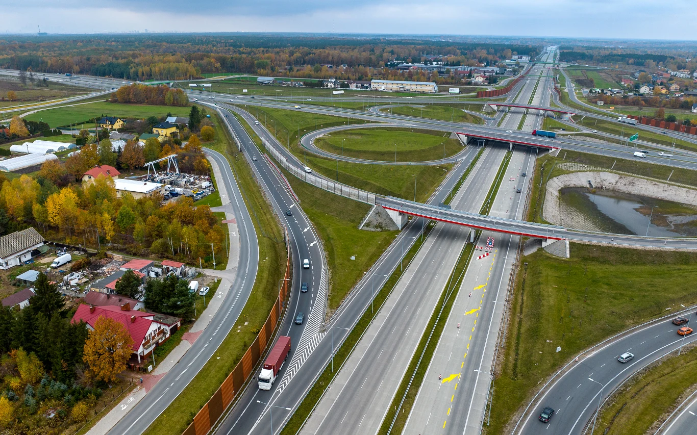 Węzeł Lubelska na drodze S17.