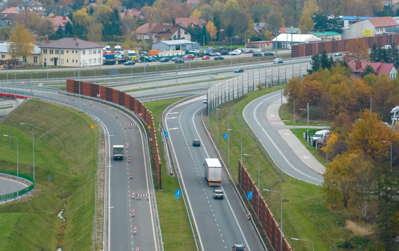 Węzeł Lubelska na drodze S17.