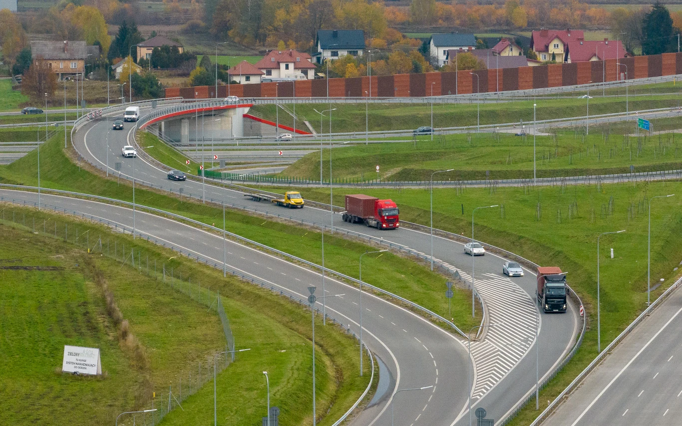 Węzeł Lubelska na drodze S17.