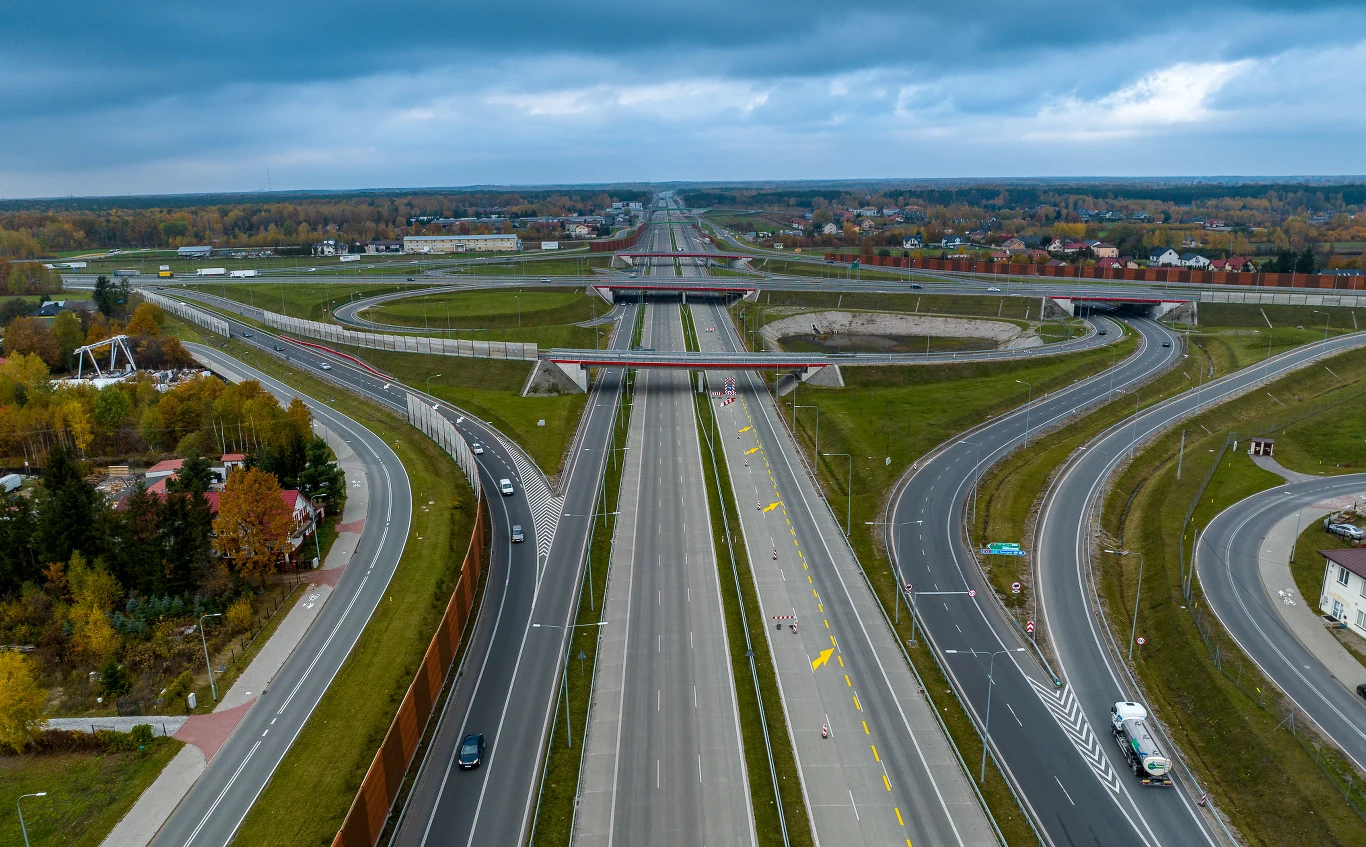 Węzeł Lubelska na drodze S17.