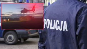 Na pomoc zaatakowanemu przez byka mężczyźnie ruszył także śmigłowiec LPR
