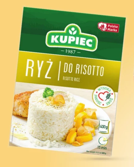 Kupiec Ryż do risotto arborio 400 g