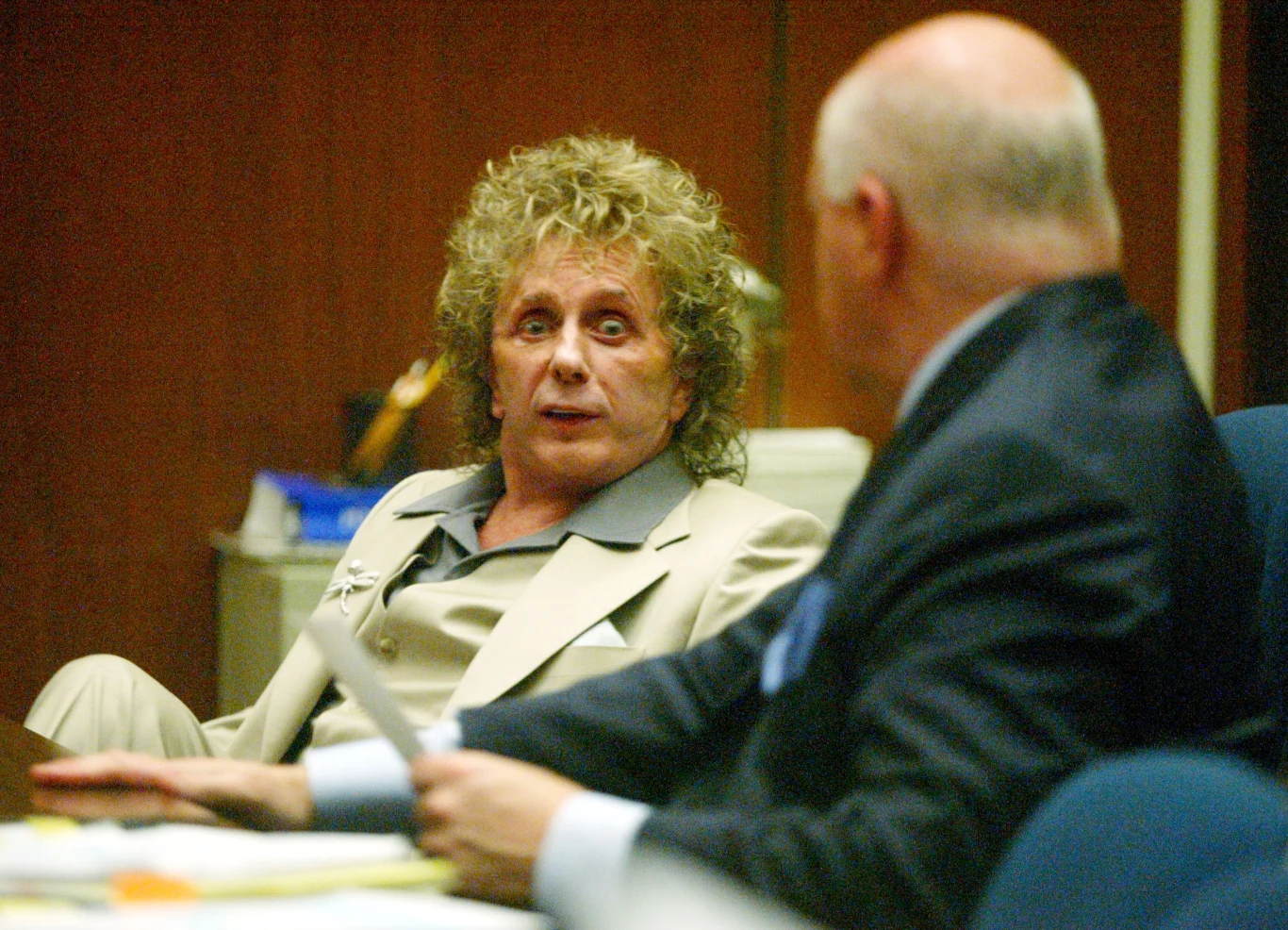 Phil Spector na każdej rozprawie pojawiał się w różnych, często dziwnych perukach