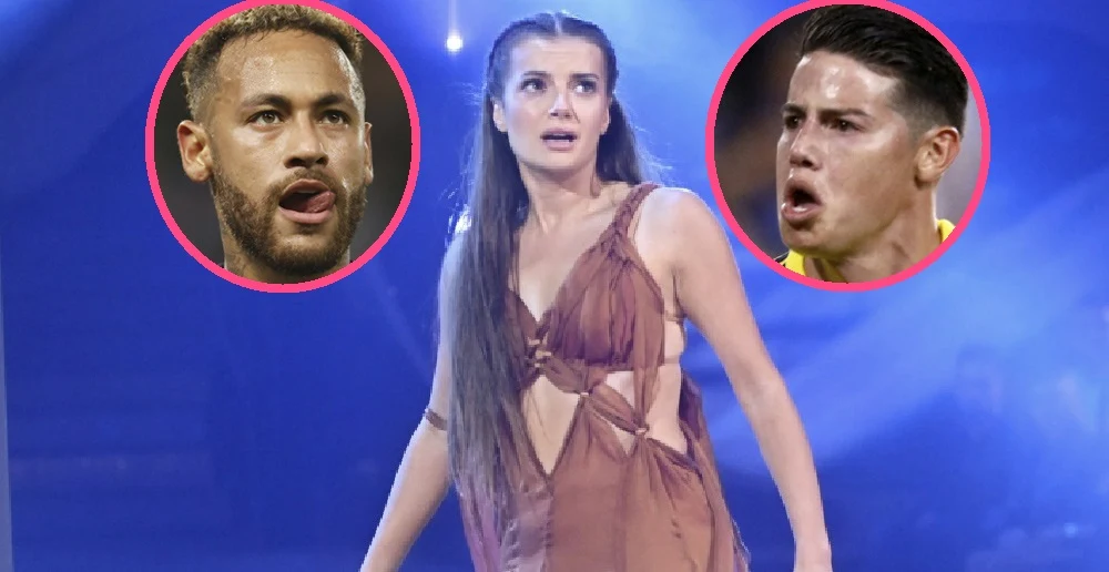 Natalia Janoszek, Neymar, James Rodriguez Natalia Janoszek, Neymar, James Rodriguez