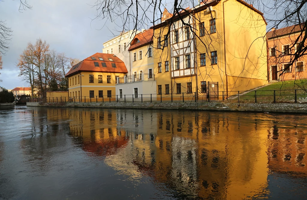 Bydgoszcz - domy na Wyspie Młyńskiej