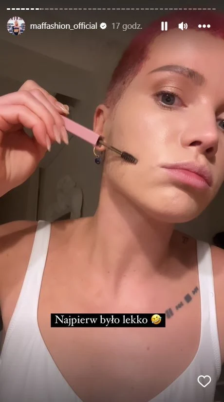 Julia Kuczyńska przebrana za Quebonafide Julia Kuczyńska przebrana za Quebonafide