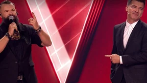 Rozbawił publiczność "The Voice of Poland". Zwrócił się do szefowej