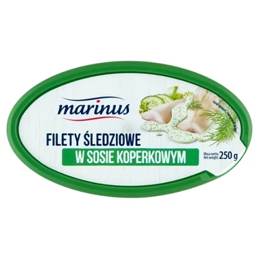 Marinus Filety śledziowe w sosie koperkowym 250 g - 1