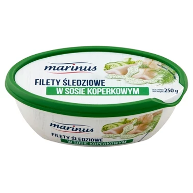 Marinus Filety śledziowe w sosie koperkowym 250 g - 0