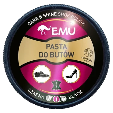 Emu Pasta do butów czarna 50 ml - 0