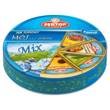 Sertop Tychy Mój... jedyny Mix Ser topiony 140 g (8 x 17,5 g ) - 0