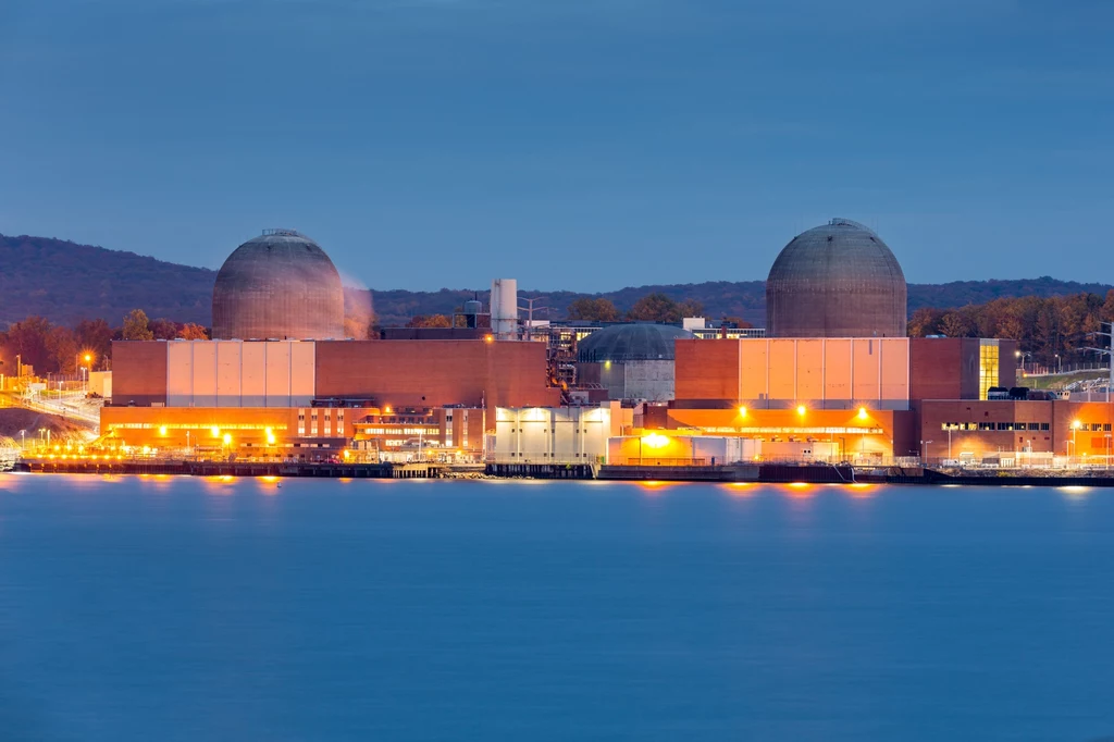Elektrownia atomowa na rzece Hudson, na północ od Nowego Jorku, USA