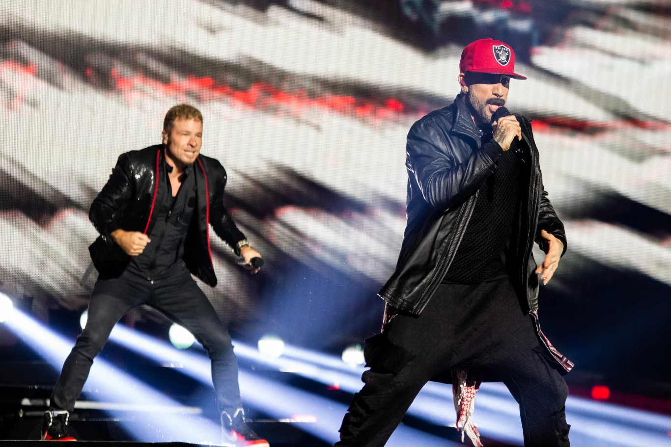 Backstreet Boys podczas koncertu w krakowskiej Tauron Arenie