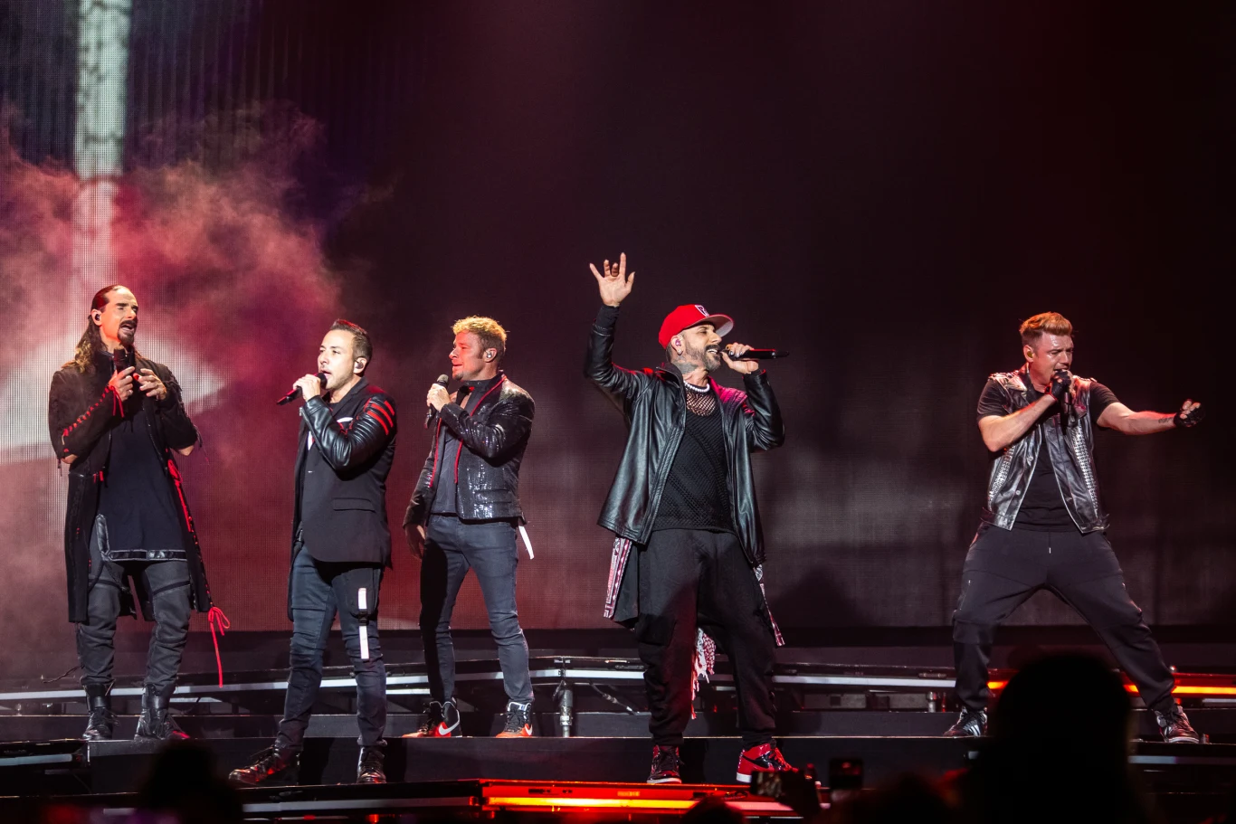 Backstreet Boys podczas koncertu w krakowskiej Tauron Arenie