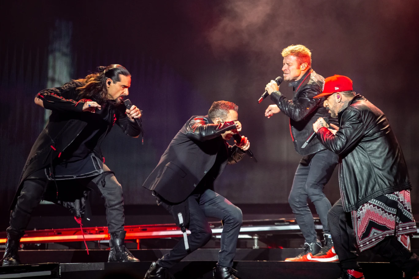 Backstreet Boys podczas koncertu w krakowskiej Tauron Arenie