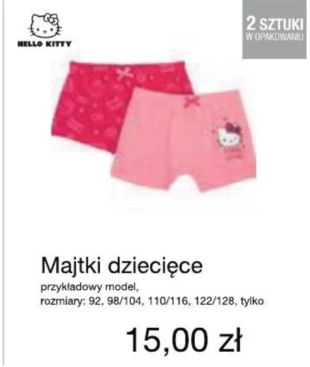 Majtki dziewczęce Hello Kitty