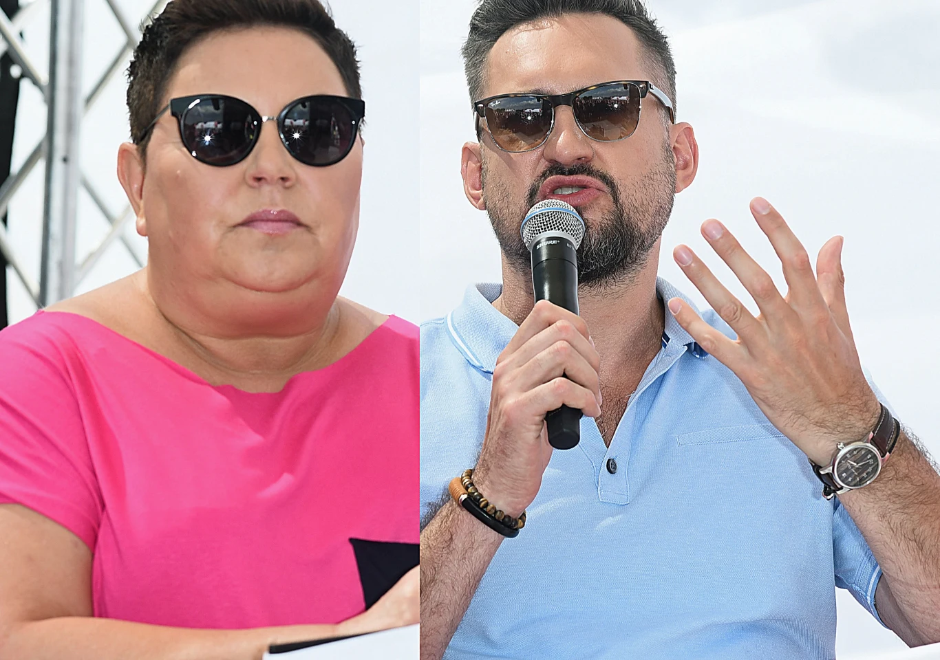 Dorota Wellman i Marcin Prokop Dorota Wellman i Marcin Prokop