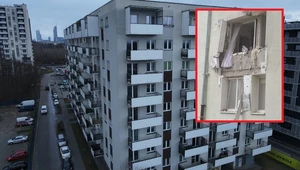 Wybuch w mieszkaniu na warszawskim Mokotowie