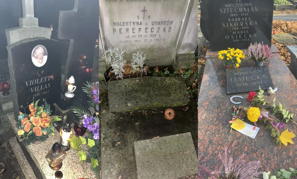 Groby Violetty Villas, Agnieszki Osieckiej i Marka Perepeczki
