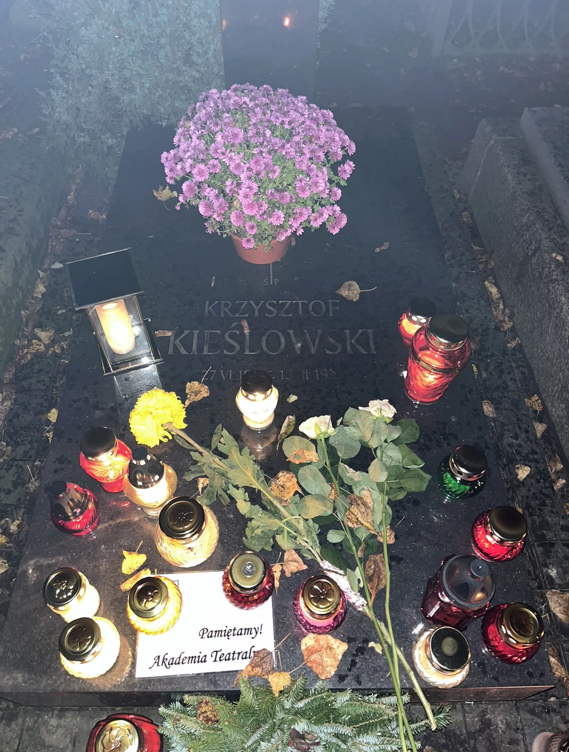 Grób Krzysztofa Kieślowskiego