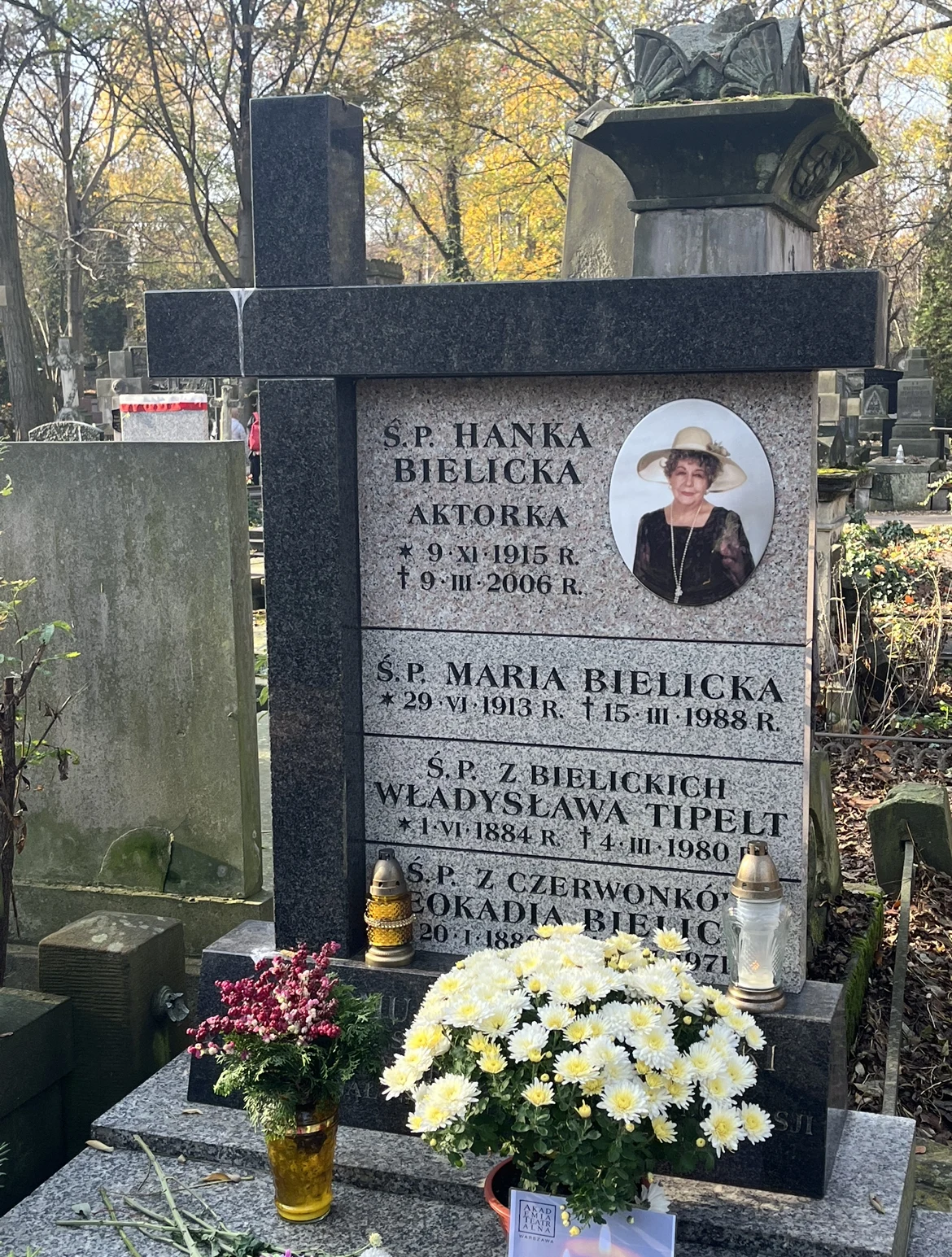 Grób Hanki Bielickiej