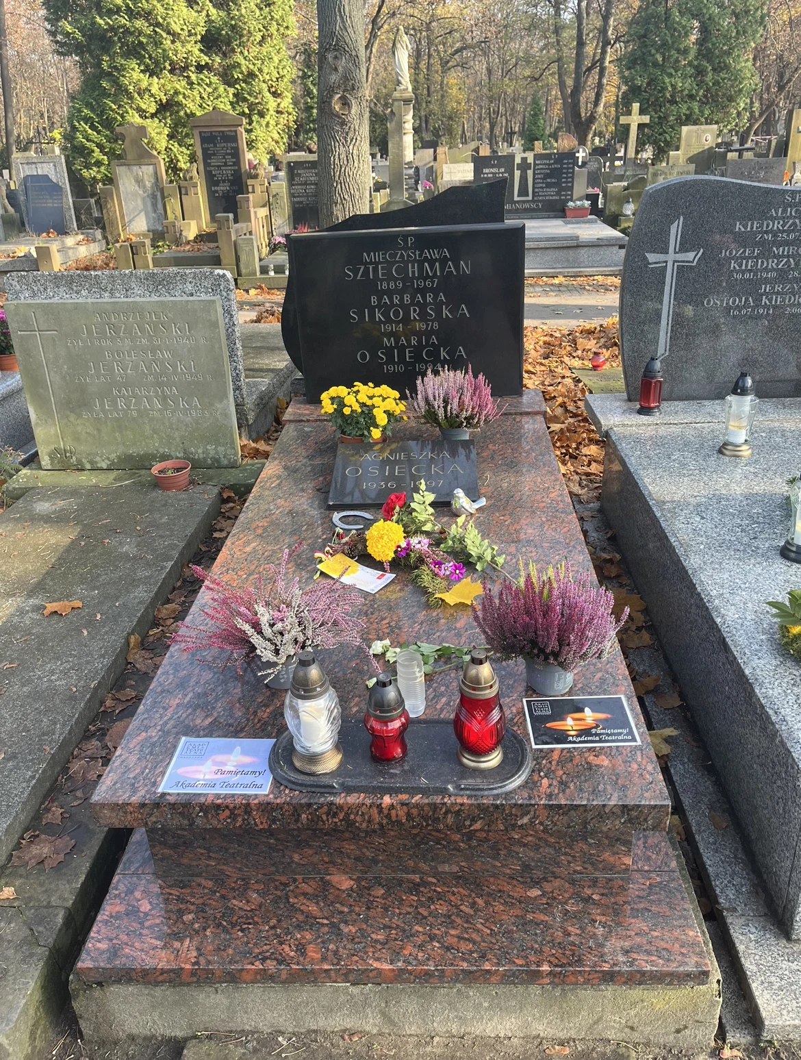 Grób Agnieszki Osieckiej