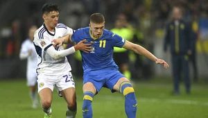 Ukraina w meczu ze Szkocją w Lidze Narodów