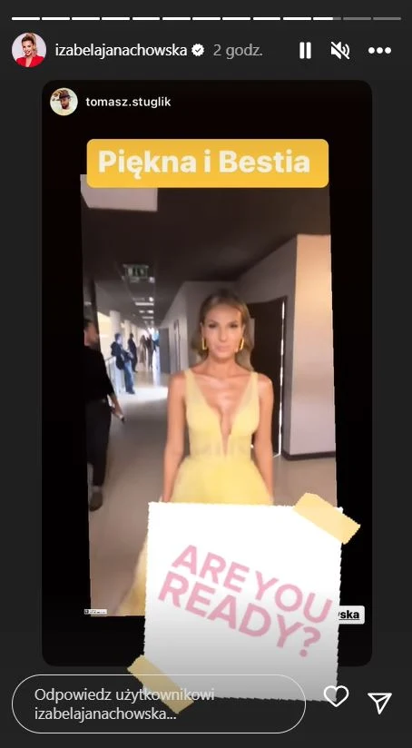 Izabela Janachowska jako księżniczka Bella Izabela Janachowska jako księżniczka Bella