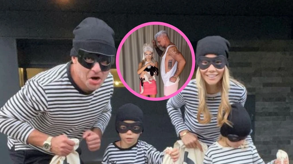 Maja Bohosiewicz z rodziną podczas Halloween 2022 