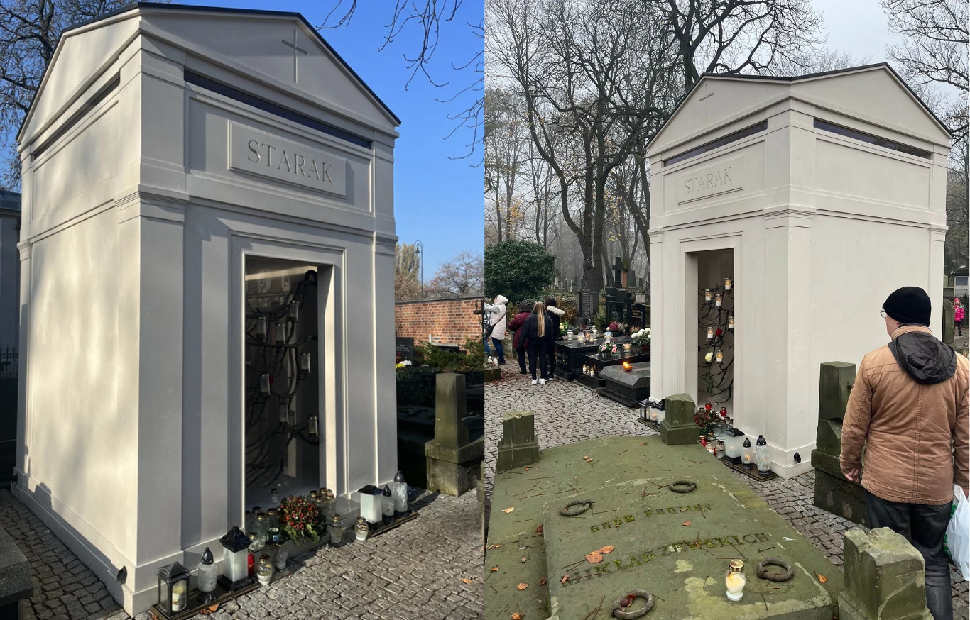 Grób Piotra Woźniaka-Staraka