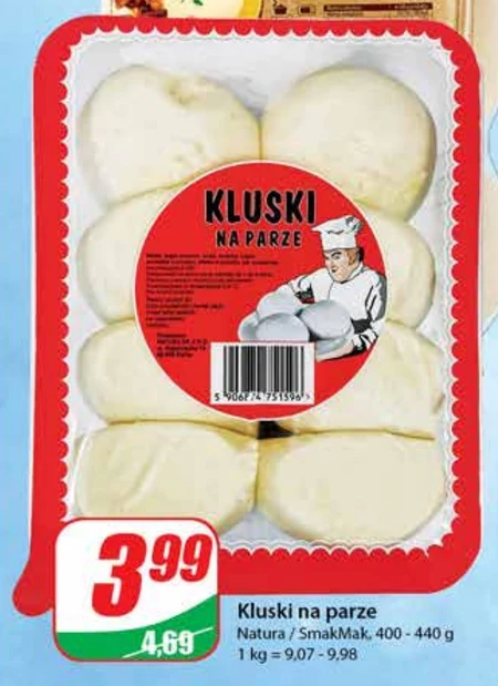 Kluski na parze Natura