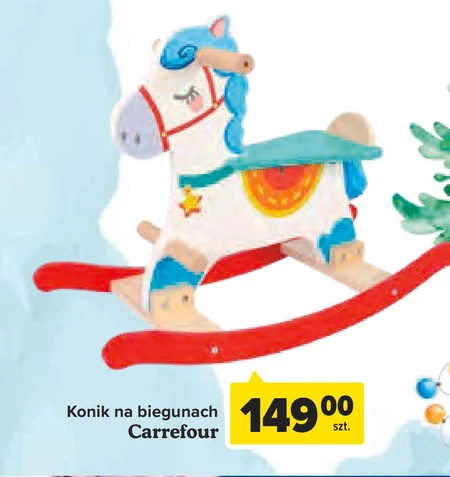Konik na biegunach Carrefour