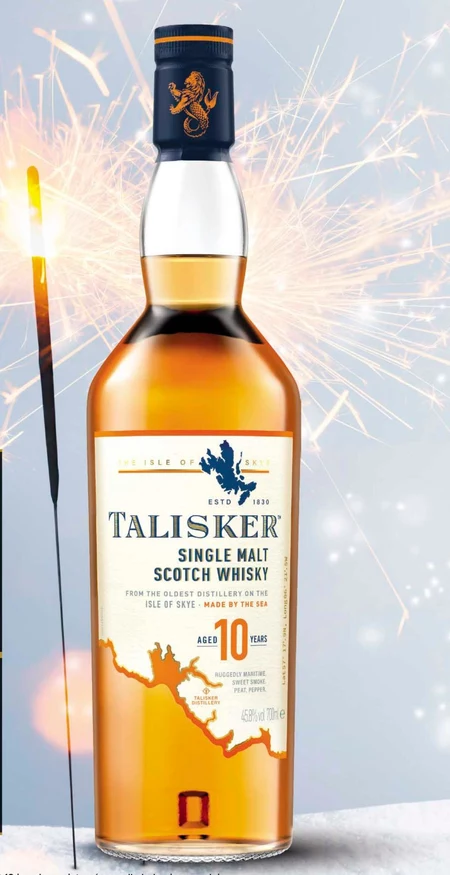  Talisker 10 YO Single Malt Scotch Whisky 700 ml