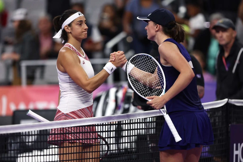 Caroline Garcia i Iga Świątek Caroline Garcia i Iga Świątek