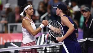 Caroline Garcia i Iga Świątek