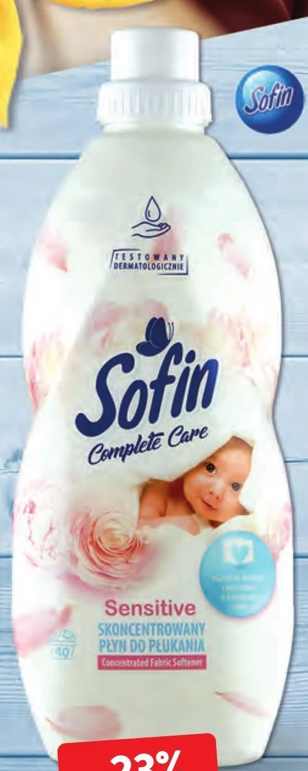 Sofin Complete Care Sensitive Skoncentrowany płyn do płukania 1 l (40 prań)