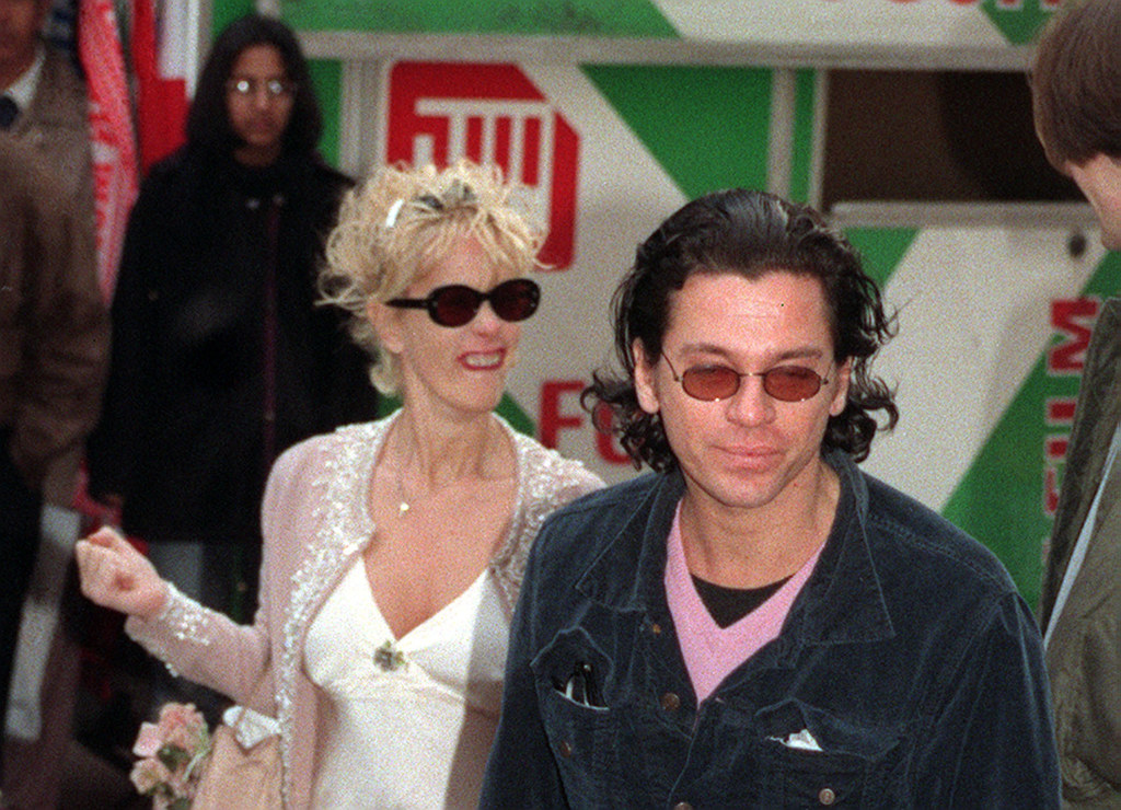 Paula Yates i Michael Hutchence w 1996 r.