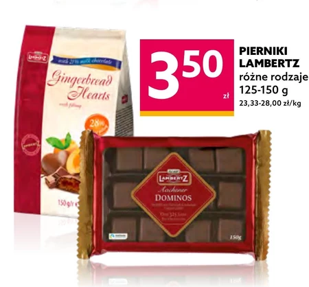 Lambertz Pierniki w kształcie serc w czekoladzie z nadzieniem morelowym 150 g