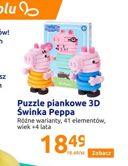 Puzzle Świnka Peppa